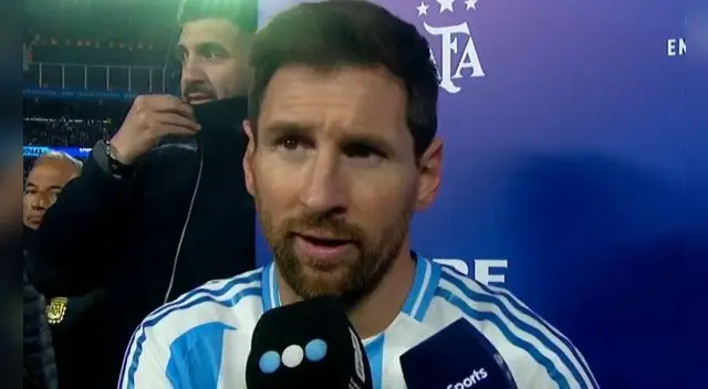 Lionel Messi anotó un doblete en la victoria de Argentina ante Venezuela. Foto: X/Telefé