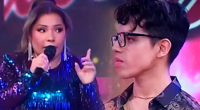 Susan Ochoa se muestra indignada en televisión.