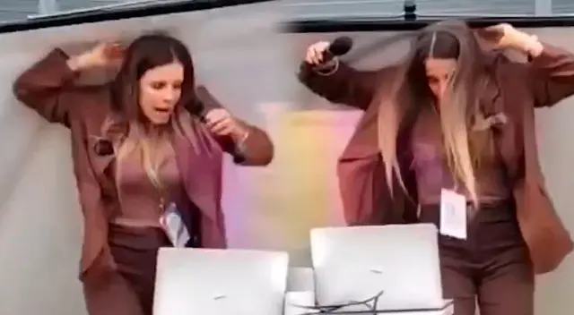 Alejandra Baigorria sufre TERRIBLE accidente con pizarra en PLENA exposición: “Sus malas vibras”