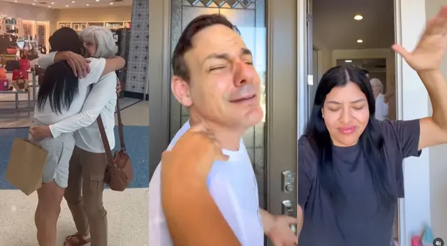 Leslie Echevarría tuvo inesperada reacción tras conocer a la mamá de Mark Vito. Leslie Echevarría tuvo inesperada reacción tras conocer a la mamá de Mark Vito.