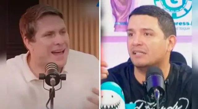 Francisco Bazán tuvo duras palabras con Reimond Manco durante su programa. Foto: composición EP