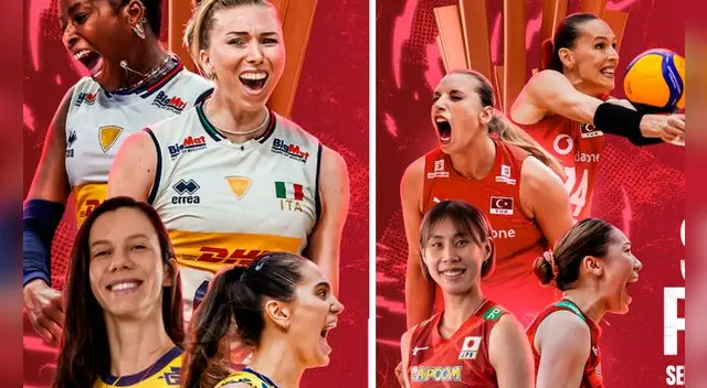 Revisa la programación de las semifinales del Mundial Femenino de Vóley 2025. Foto: X/volleyballworld