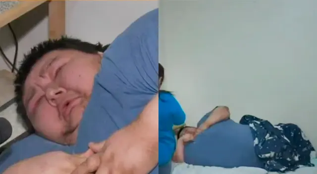 Luis Montenegro, el joven peruano de 300 kilos que clama entre lágrimas: “Yo quiero seguir viviendo”