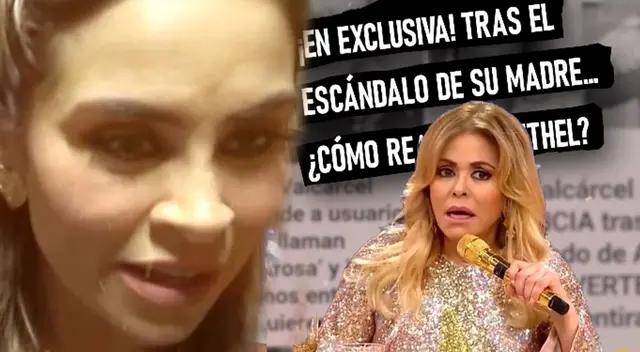 Ethel Pozo reacciona POR PRIMERA VEZ  a polémica de Gisela Valcárcel con América Televisión y ocurre lo IMPENSADO.