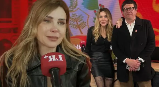 Juliana Oxenford llora al ver imágenes de Jaime Chincha en vida.