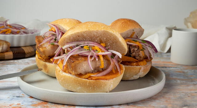 <strong>El pan con chicharrón está listo para ser elegido como el mejor desayuno</strong>   