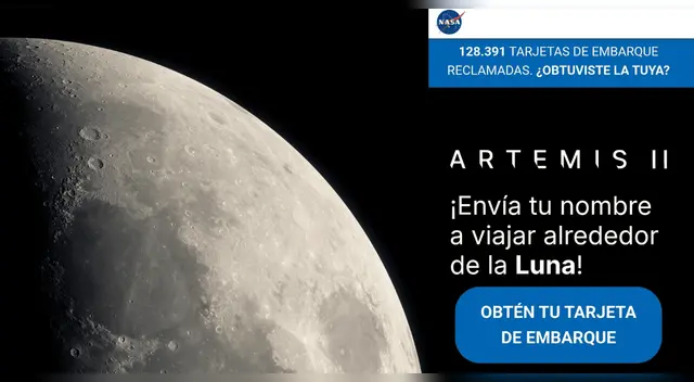 La NASA te invita a ser parte de la Misión Artemis II.