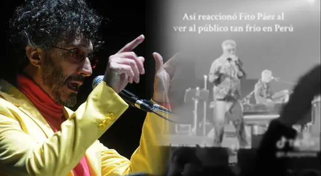 Cantante Fito Páez deja en SHOCK al EXPLOTAR con público peruano en pleno concierto