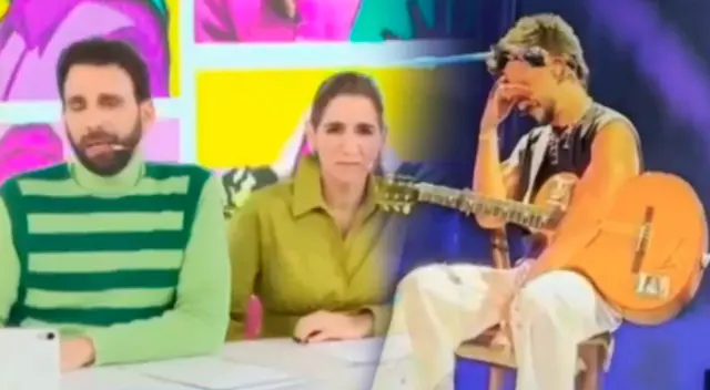 Rodrigo González y Gigi Mitre se conmueven.