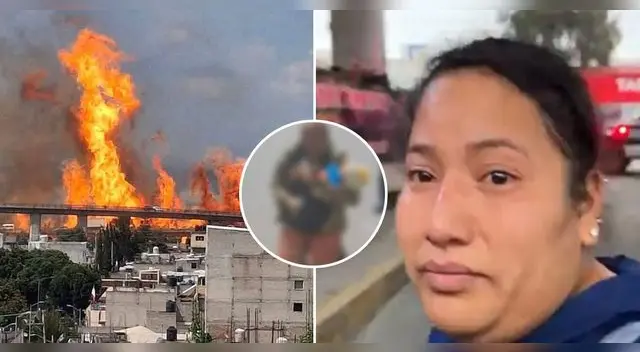 Las imáfgenes de Alicia Matías Teodoro protegiendo a su nieta han sorprendido a México Las imáfgenes de Alicia Matías Teodoro protegiendo a su nieta han sorprendido a México