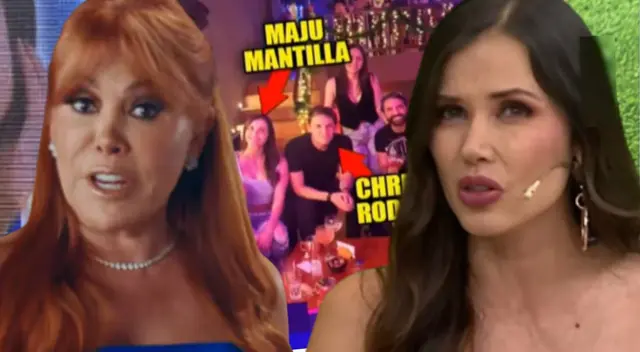 Magaly Medina cuestiona a Maju Mantilla por saliditas con productor.