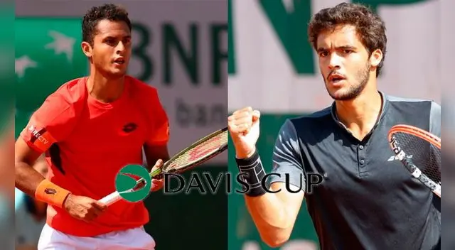 Juan Pablo Varillas enfrentará a Francisco Cabral en dobles por la Copa Davis. Foto: composición EP