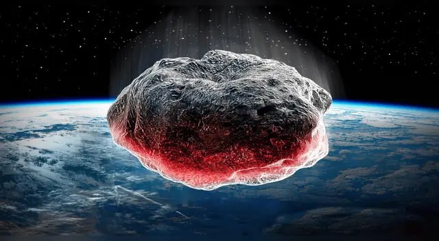 El asteroide Apophis se acerca a la Tierra.