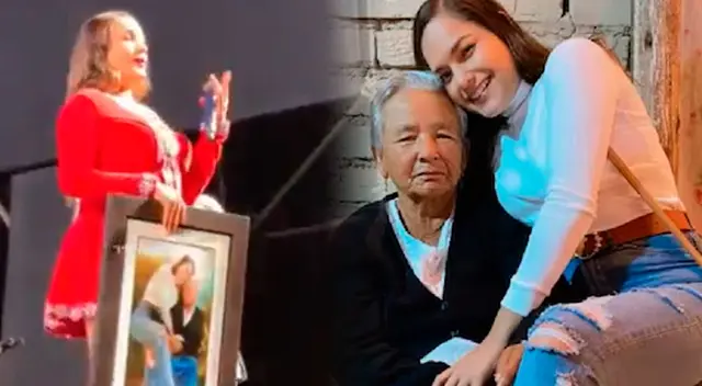 Lesly Águila ROMPE EN LLANTO durante en show de Corazón Serrano por homenaje a su abuela fallecida Lesly Águila ROMPE EN LLANTO durante en show de Corazón Serrano por homenaje a su abuela fallecida