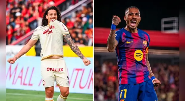 Universitario volverá a protagonizar un amistoso internacional, esta vez ante Barcelona de España. Foto: composición EP