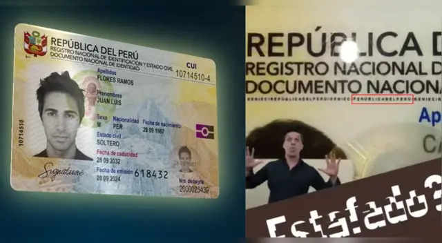 Peruano descubre insólito error tipográfico en su DNI electrónico 3.0 y causa furor en TikTok