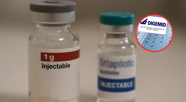 Digemid emite alerta nacional y retira antibiótico inyectable contaminado del mercado