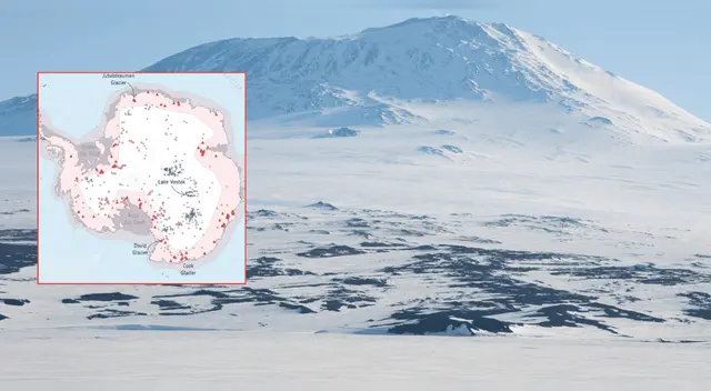 La Antártida esconde docenas de lagos desconocidos bajo su superficie.