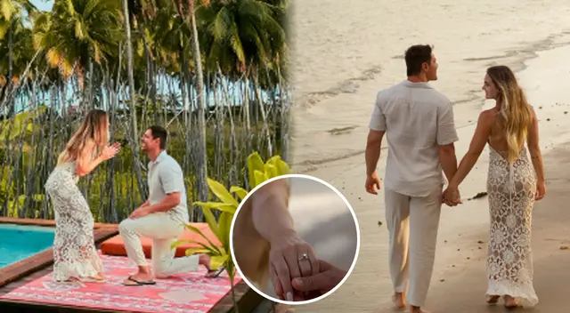 Cachaza anuncia su COMPROMISO con André Bankoff a dos años de relación: "La certeza más grande de mi vida"