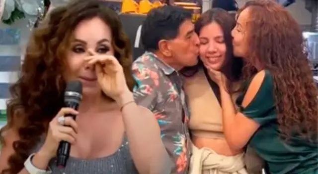 Janet Barboza se conmueve al hablar sobre su única hija. Janet Barboza se conmueve al hablar sobre su única hija.