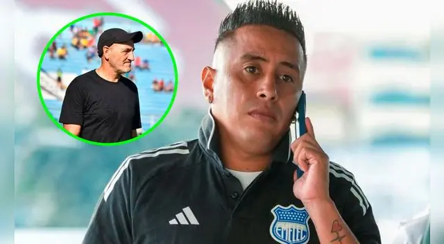 Christian Cueva se perderá los partidos ante El Nacional y Orense con Emelec. Foto: composición EP