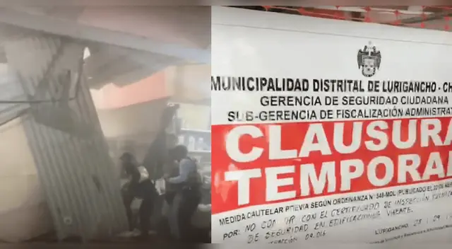 Tragedia en Chosica: se cae el techo de conocido centro comercial y deja múltiples heridos.