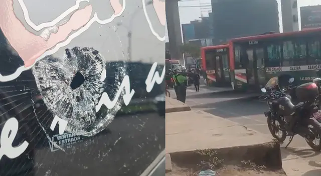 Transportistas BLOQUEAN ingreso a SJL tras QUINTO atentado a bus de Santa Catalina