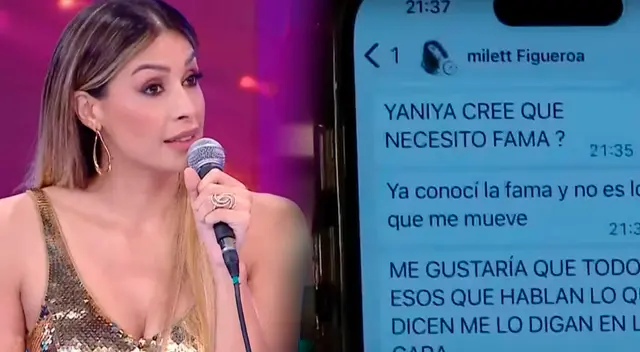 Milett Figueroa PIERDE LOS PAPELES tras cuestionamientos por la ruptura con Marcelo Tinelli: "¿Creen que necesito fama?"