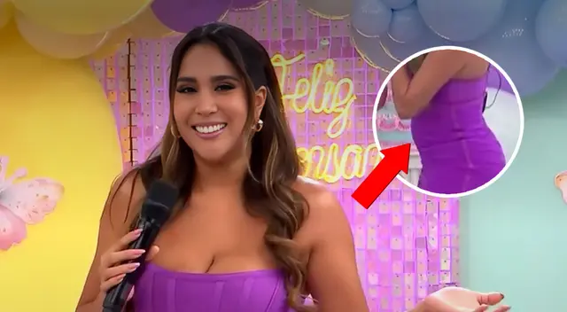 ¿Melissa Paredes está embarazada? Así se pronunció en vivo tras verse nerviosa al mostrar su PANCITA