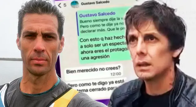 Gustavo Salcedo se pronuncia tras agresión al exproductor de Latina.