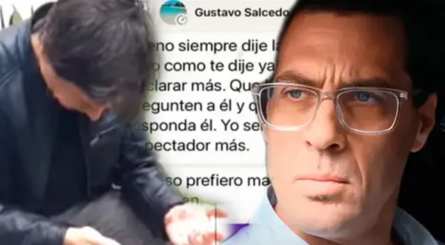 Gustavo Salcedo se comunicó con la producción de Magaly Medina. Gustavo Salcedo se comunicó con la producción de Magaly Medina.