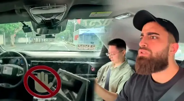 Turista prueba a coger un taxi robot autónomo en China y esta es su experiencia