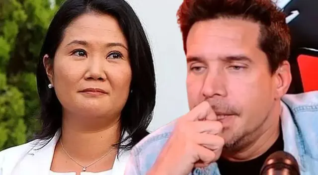 Keiko Fujimori dice que salió con Gabriel Calvo porque está divorciado y él la rectifica.