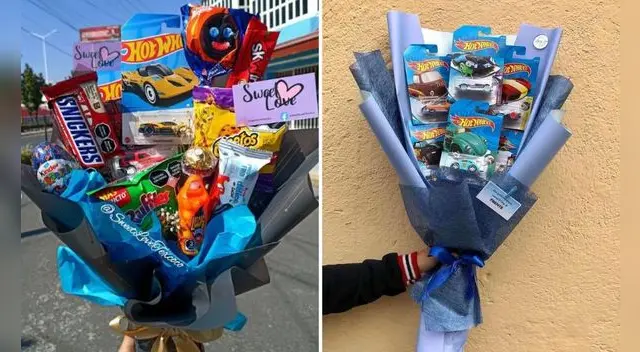 Al igual que las flores amarillas, los ramos de Hot Wheels son una tendencia que nació en TikTok. Foto: Difusión