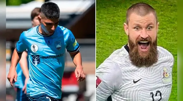 Piero Quispe jugó un amistoso de pretemporada contra el equipo de Andrew Redmayne. Foto: composición EP