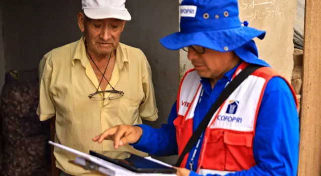 Cofopri inicia en octubre jornadas de empadronamiento gratuito en Lima y provincias