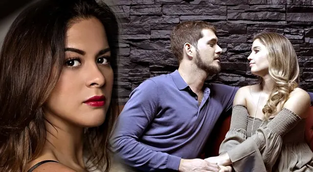 Karina Jordán se sintió incómoda por escena de su esposo con Flavia Laos Karina Jordán se sintió incómoda por escena de su esposo con Flavia Laos