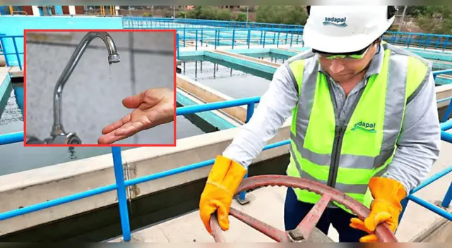 Sedapal suspende servicios este 6 de octubre en Lima.