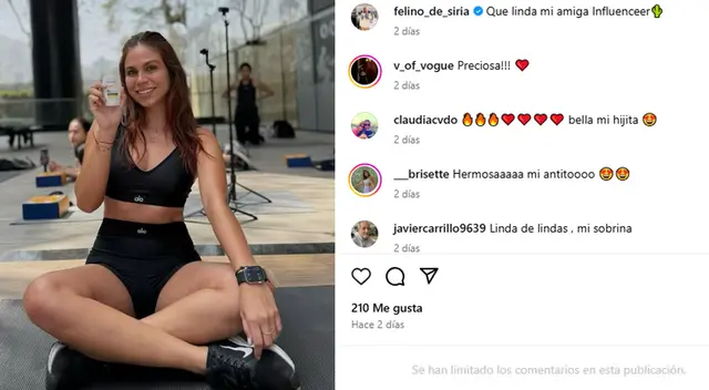 Amiga de Edison Flores desactiva los comentarios.