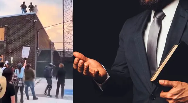 Agentes del ICE le dispararon una bala de gas pimienta a pastor. Agentes del ICE le dispararon una bala de gas pimienta a pastor.