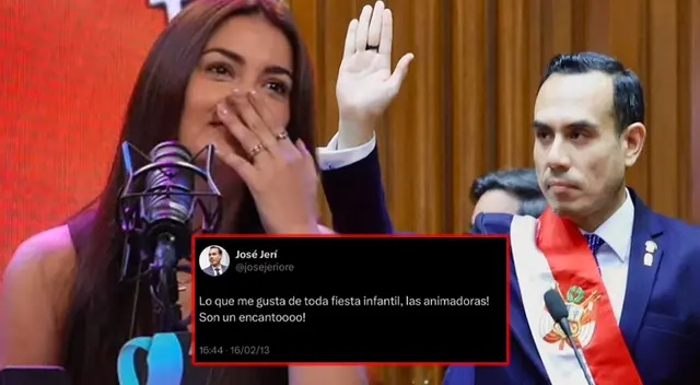 Laura Spoya contó que José Jerí la siguió en las redes sociales. Laura Spoya contó que José Jerí la siguió en las redes sociales.