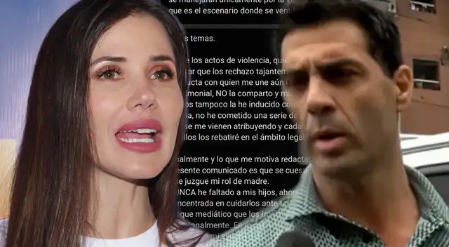 Maju Mantilla lomaría medidas legales contra su esposo Gustavo Salcedo.