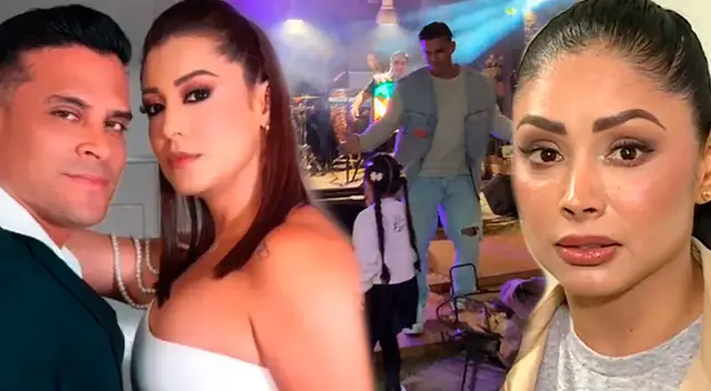 Christian Domínguez se luce junto a su última hija. Christian Domínguez se luce junto a su última hija.