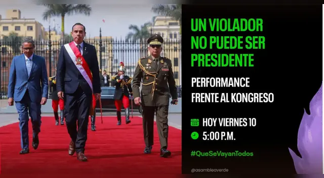 Marcha contra José Jerí para hoy viernes 10 de octubre. Marcha contra José Jerí para hoy viernes 10 de octubre.