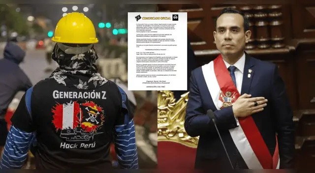 Generación Z anuncia protesta contra José Jerí.