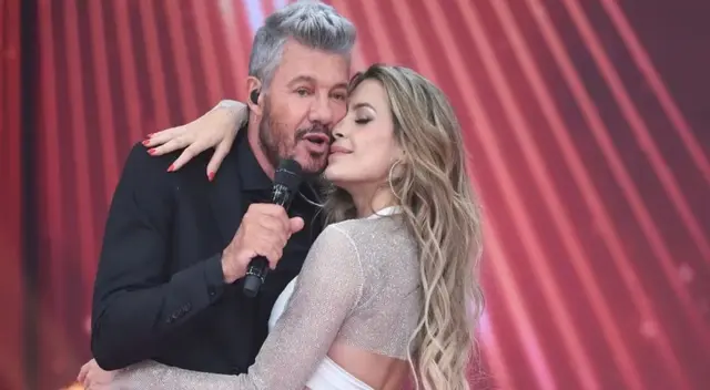 Marcelo Tinelli y Milett Figueroa