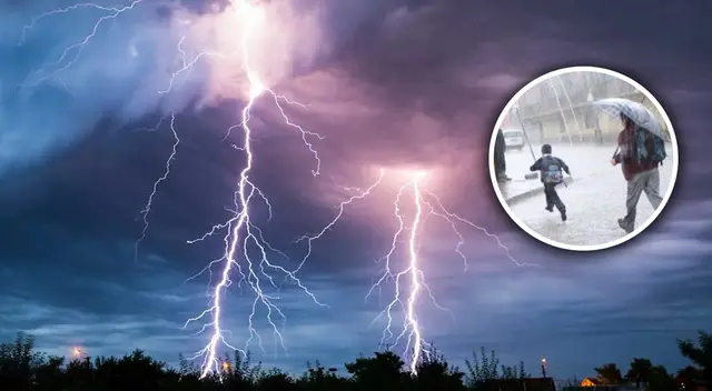 Conoce las regiones que se verán afectadas con las lluvias y descargas eléctricas.