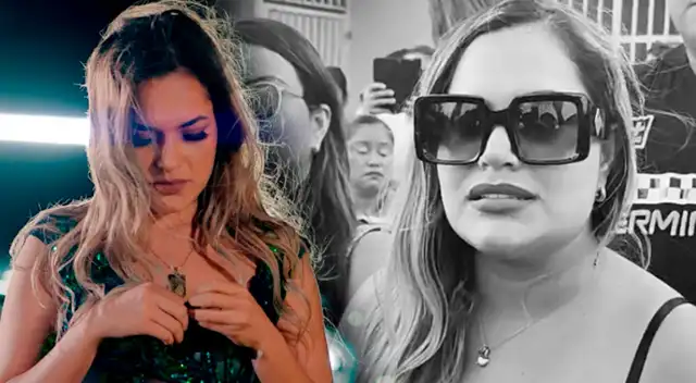 Cantante de Corazón Serrano se muestra conmovida.