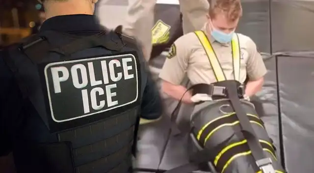ICE estaría utilizando traje para inmovilizar a inmigrantes en EE.UU.