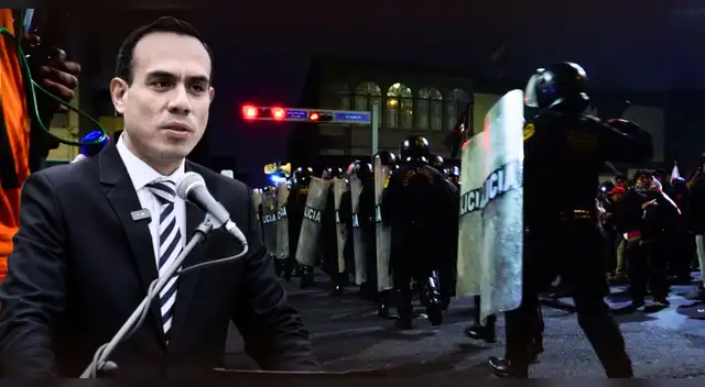 Jerí minimiza abuso de la PNP y le echa la culpa a un "grupo violento".